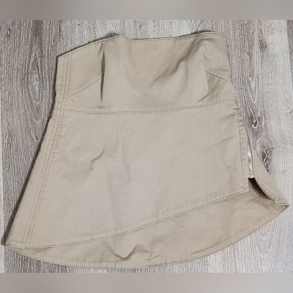 Zara Women's Tan and Cream Corset size XS - Picture 4 of 6